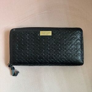 Kate Spade Black Logo Wallet